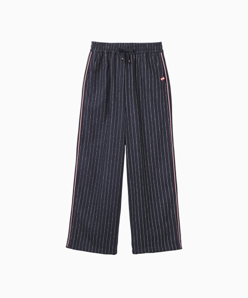 MENASOO(ミナス)の「MNS Pinstripe Wide Brushed Pants_Navy(その他パンツ・レディース・ネイビー・F)」の11枚目の写真