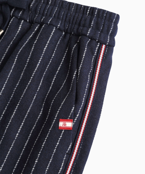 MENASOO(ミナス)の「MNS Pinstripe Wide Brushed Pants_Navy(その他パンツ・レディース・ネイビー・F)」の14枚目の写真