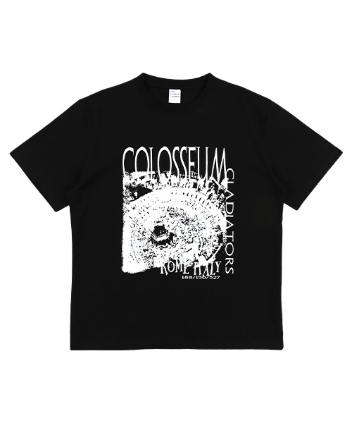 THECOLDESTMOMENT(ザコールデストモーメント)の「TCM colosseum T (black)(Tシャツ/カットソー・レディース・その他・S/M/L/XL)」の1枚目の写真