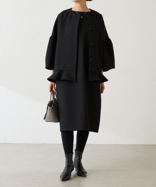 yuzuコラボ企画 裾フリルオーバージャケット yuzu企画 袖フリルオーバージャケット 完売しました【yuzuコラボ企画