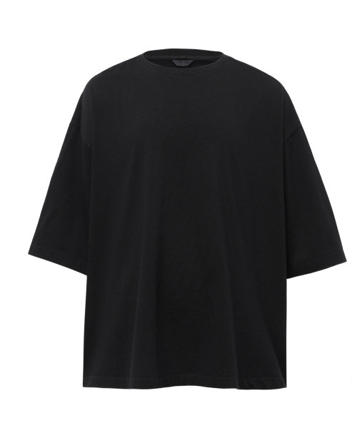VONVAT(ヴォンバト)の「Signature Incision Coccoon Short Sleeve (Black)(Tシャツ/カットソー・レディース・ブラック・FREE/2/3)」の2枚目の写真