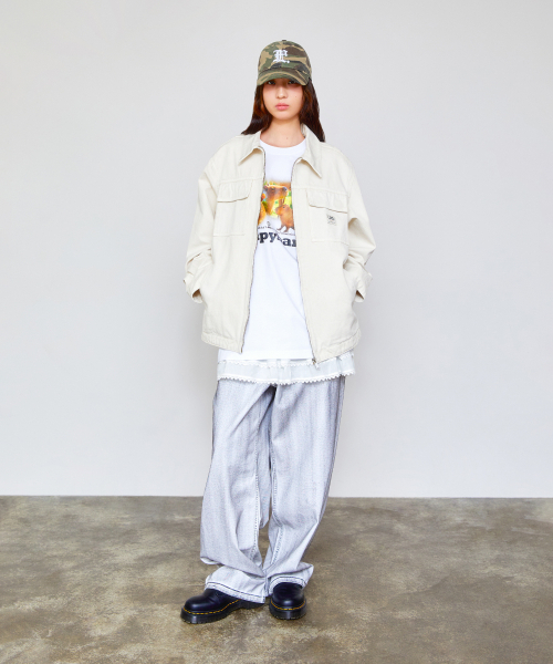 LMCの「PIGMENT DYED WORK JACKET black（デニムジャケット・レディース・その他・S/M/L）」の4枚目の写真