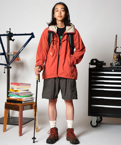 KELTY（ケルティ）の「NFC × KELTY ウィンドガードザパタジャケット（ブルゾン・メンズ・ダークオレンジ/ブラック/チャコール/ライトグレー・X-SMALL/SMALL/MEDIUM/LARGE）」の5枚目の写真