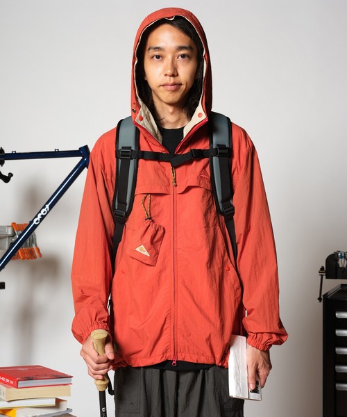 KELTY（ケルティ）の「NFC × KELTY ウィンドガードザパタジャケット（ブルゾン・メンズ・ダークオレンジ/ブラック/チャコール/ライトグレー・X-SMALL/SMALL/MEDIUM/LARGE）」の7枚目の写真