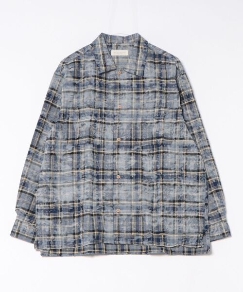 many men many mind(メニーメンメニーマインド)の「MANYMENMANYMINDS / ダメージチェック/L/Sワークシャツ(シャツ/ブラウス・メンズ・レッド/グリーン/ネイビー・LARGE/X-LARGE/MEDIUM)」の14枚目の写真
