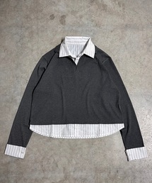MandO（Auntie Rosa）（エムオー）の「レイヤードライクプルオーバーシャツ（シャツ/ブラウス）」