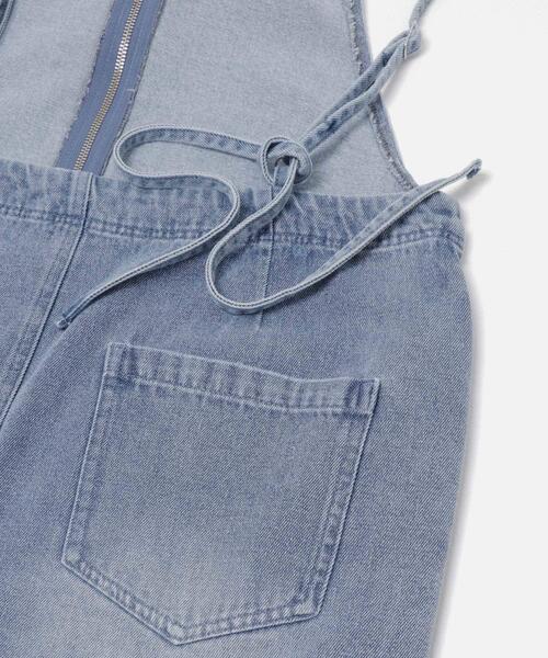 ITEMS URBANRESEARCH(アイテムズ アーバンリサーチ)の「デニムキャミワンピース(ワンピース・レディース・インディゴブルー/ライトインディゴブルー・FREE)」の8枚目の写真
