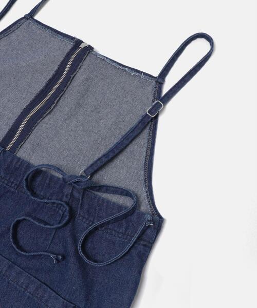 ITEMS URBANRESEARCH(アイテムズ アーバンリサーチ)の「デニムキャミワンピース(ワンピース・レディース・インディゴブルー/ライトインディゴブルー・FREE)」の19枚目の写真