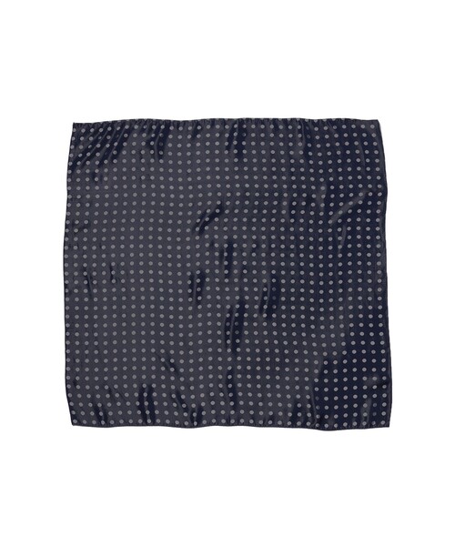 BEAMS PLUS（ビームスプラス）の「Dot Pattern Stole（バンダナ/スカーフ・メンズ・イエロー/ネイビー・ONE SIZE）」の8枚目の写真