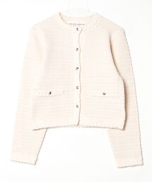 THE SHINZONE（ザ　シンゾーン）の「CROCHET KNIT JACKET（ブルゾン）」