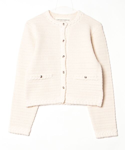 THE SHINZONE（ザ シンゾーン）の「CROCHET KNIT JACKET 26SMSNI04