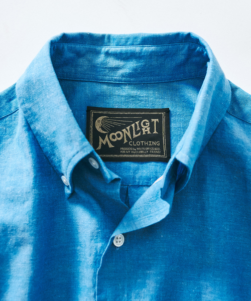 417 EDIFICE（フォーワンセブンエディフィス）の「【MOONLIGHT CLOTHING】 BIG B.D Chambrayシャツ（シャツ/ブラウス・メンズ・アイボリー/ブルー系その他・MEDIUM/LARGE/X-LARGE）」の18枚目の写真