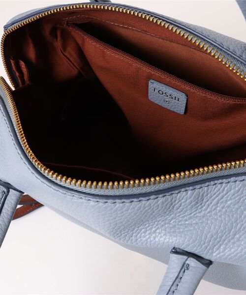 FOSSIL(フォッシル)の「フォッシル サッチェルバッグ レディース レザー ブルー スマホ収納可 ZB11168450(ハンドバッグ・レディース・ブルー・FREE)」の9枚目の写真