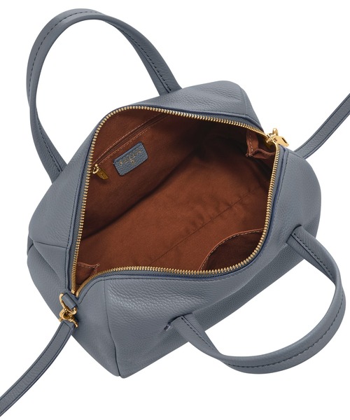 FOSSIL(フォッシル)の「フォッシル サッチェルバッグ レディース レザー ブルー スマホ収納可 ZB11168450(ハンドバッグ・レディース・ブルー・FREE)」の3枚目の写真