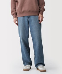 無印良品 | 紳士 木の実から作ったカポック混デニムワイドパンツ(デニムパンツ)