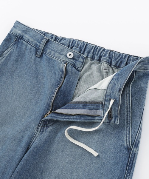 無印良品（ムジルシリョウヒン）の「紳士　木の実から作ったカポック混デニムワイドパンツ（デニムパンツ・メンズ・ブルー/ダークネイビー・S/M/XL）」の13枚目の写真