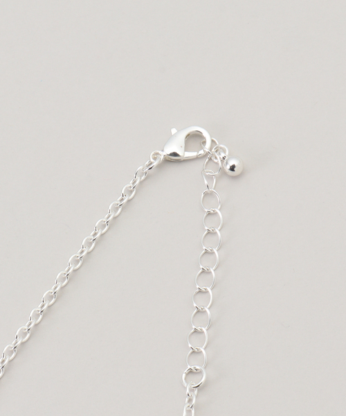 B.C STOCK(ベーセーストック)の「ドロップモチーフチャームネックレス(ネックレス・レディース・シルバー/ゴールド・FREE)」の9枚目の写真