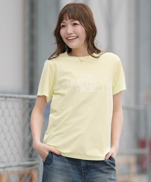 THE NORTH FACE(ザノースフェイス)の「THE NORTH FACE ノースフェイス ショートスリーブTシャツ レディース NTW32581(Tシャツ/カットソー・レディース・レモンイエロー/ホワイト/ブラック・M/L/S)」の3枚目の写真