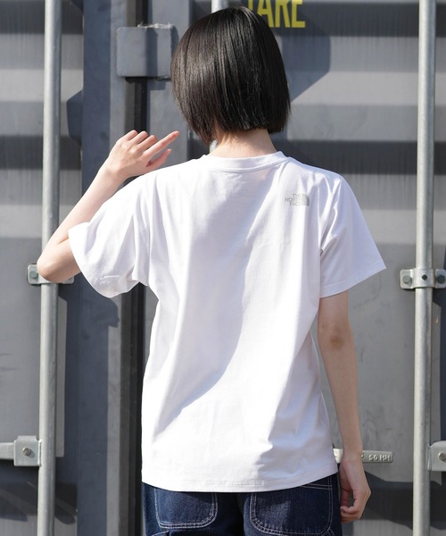 THE NORTH FACE(ザノースフェイス)の「THE NORTH FACE ノースフェイス ショートスリーブTシャツ レディース NTW32581(Tシャツ/カットソー・レディース・レモンイエロー/ホワイト/ブラック・M/L/S)」の4枚目の写真