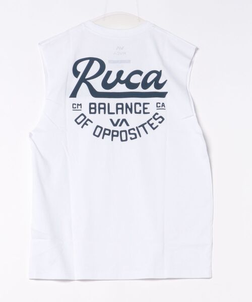 RVCA(ルーカ)の「RVCA/ルーカ メンズ タンクトップ SCRIPT SEALED TT BG041353(タンクトップ・メンズ・ホワイト/ブラック・M/L/S)」の13枚目の写真