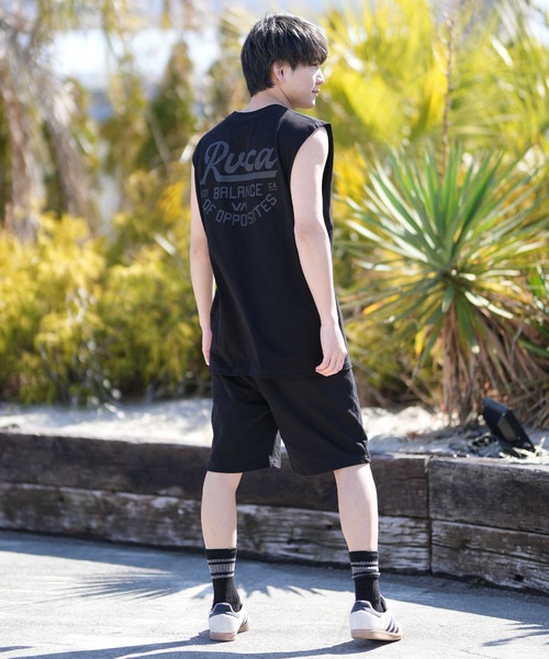 RVCA(ルーカ)の「RVCA/ルーカ メンズ タンクトップ SCRIPT SEALED TT BG041353(タンクトップ・メンズ・ホワイト/ブラック・M/L/S)」の10枚目の写真