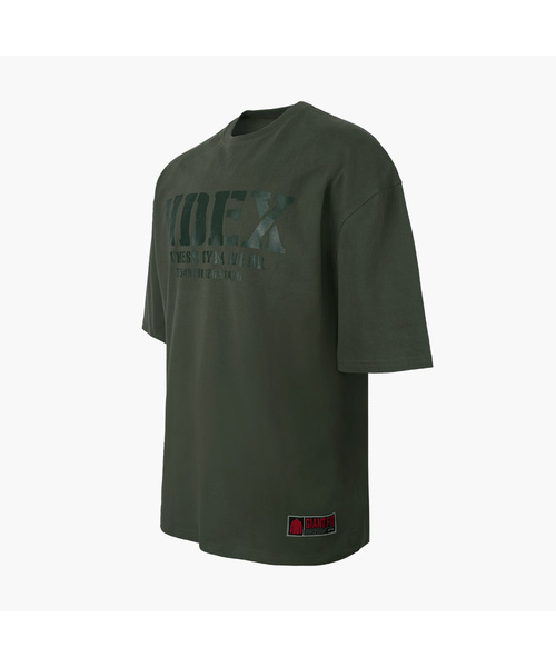 HDEX(エイチデックス)の「コアジャイアントフィットショートスリーブ(Tシャツ/カットソー・メンズ・ホワイト/ブラック/カーキ・MEDIUM/LARGE/X-LARGE/2XL/3XL)」の3枚目の写真