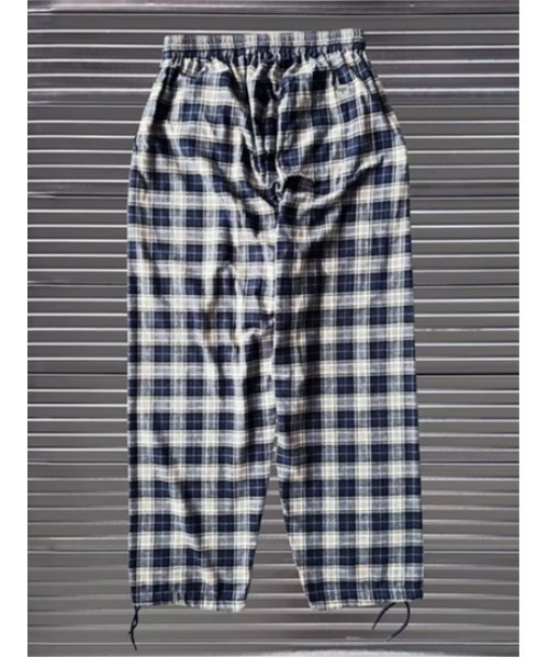 MINE(マイン)の「MINE Flannel Easy Pants (BSC26-FCEP)(その他パンツ・メンズ・ネイビー/ブラウン・3/2/1)」の6枚目の写真