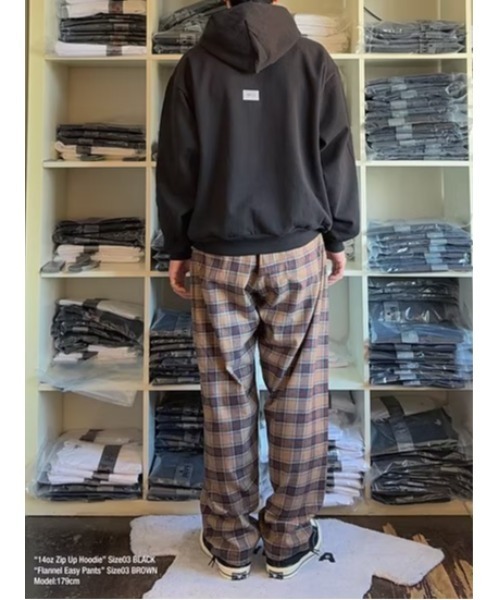 MINE(マイン)の「MINE Flannel Easy Pants (BSC26-FCEP)(その他パンツ・メンズ・ネイビー/ブラウン・3/2/1)」の10枚目の写真