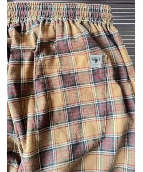 MINE(マイン)の「MINE Flannel Easy Pants (BSC26-FCEP)(その他パンツ・メンズ・ネイビー/ブラウン・3/2/1)」の15枚目の写真