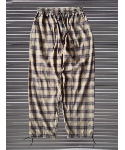 MINE(マイン)の「MINE Flannel Easy Pants (BSC26-FCEP)(その他パンツ・メンズ・ネイビー/ブラウン・3/2/1)」の12枚目の写真