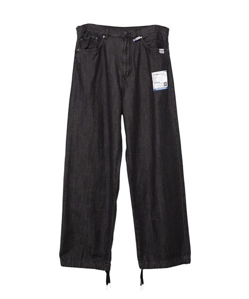 In・stru(men-tal).(インストルメンタル)の「【in・stru(men-tal).】COTTON TENCEL DENIM BAGGY PANTS(デニムパンツ・メンズ・ブラック/インディゴブルー・48/46/44)」の3枚目の写真