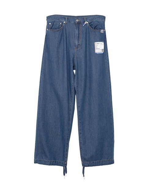 In・stru(men-tal).(インストルメンタル)の「【in・stru(men-tal).】COTTON TENCEL DENIM BAGGY PANTS(デニムパンツ・メンズ・ブラック/インディゴブルー・48/46/44)」の4枚目の写真