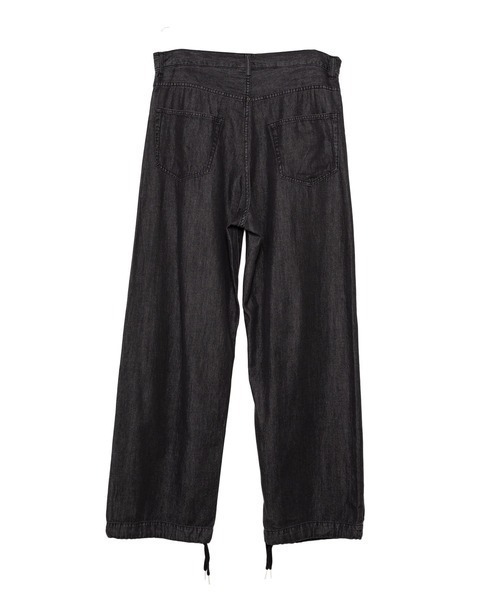 In・stru(men-tal).(インストルメンタル)の「【in・stru(men-tal).】COTTON TENCEL DENIM BAGGY PANTS(デニムパンツ・メンズ・ブラック/インディゴブルー・48/46/44)」の5枚目の写真