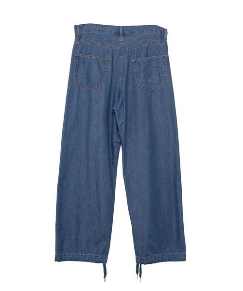 In・stru(men-tal).(インストルメンタル)の「【in・stru(men-tal).】COTTON TENCEL DENIM BAGGY PANTS(デニムパンツ・メンズ・ブラック/インディゴブルー・48/46/44)」の6枚目の写真