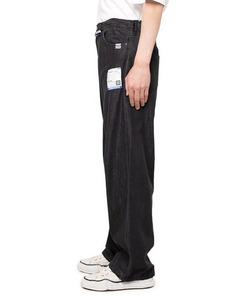 In・stru(men-tal).(インストルメンタル)の「【in・stru(men-tal).】COTTON TENCEL DENIM BAGGY PANTS(デニムパンツ・メンズ・ブラック/インディゴブルー・48/46/44)」の7枚目の写真