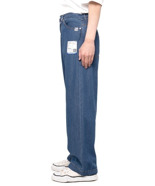 In・stru(men-tal).(インストルメンタル)の「【in・stru(men-tal).】COTTON TENCEL DENIM BAGGY PANTS(デニムパンツ・メンズ・ブラック/インディゴブルー・48/46/44)」の12枚目の写真