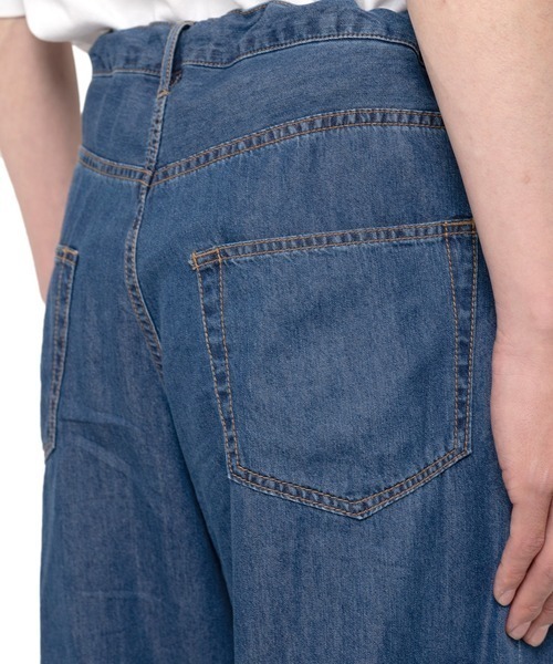 In・stru(men-tal).(インストルメンタル)の「【in・stru(men-tal).】COTTON TENCEL DENIM BAGGY PANTS(デニムパンツ・メンズ・ブラック/インディゴブルー・48/46/44)」の13枚目の写真