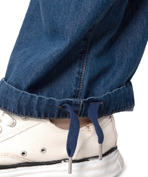 In・stru(men-tal).(インストルメンタル)の「【in・stru(men-tal).】COTTON TENCEL DENIM BAGGY PANTS(デニムパンツ・メンズ・ブラック/インディゴブルー・48/46/44)」の14枚目の写真