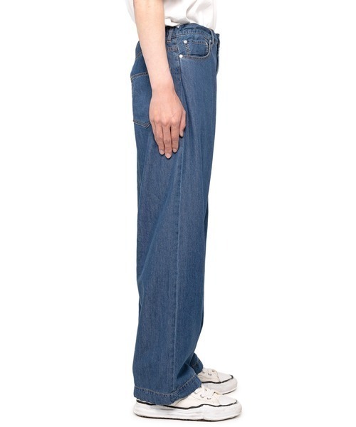 In・stru(men-tal).(インストルメンタル)の「【in・stru(men-tal).】COTTON TENCEL DENIM BAGGY PANTS(デニムパンツ・メンズ・ブラック/インディゴブルー・48/46/44)」の16枚目の写真