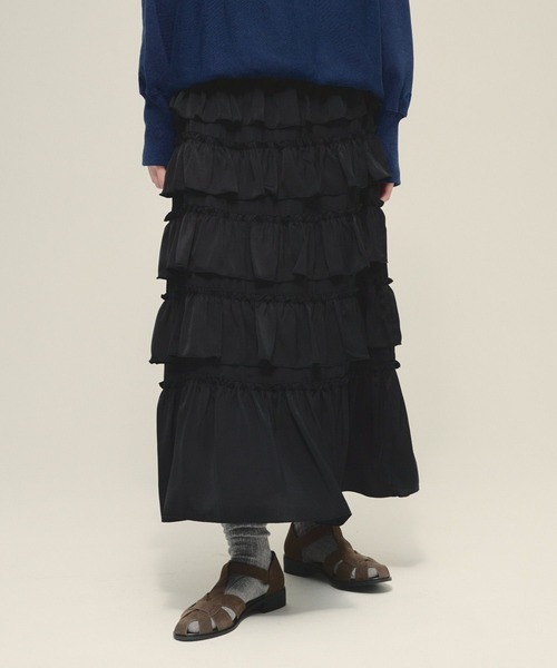 eL】Frill Narrow Skirt/645553（スカート）｜eL（エル）の