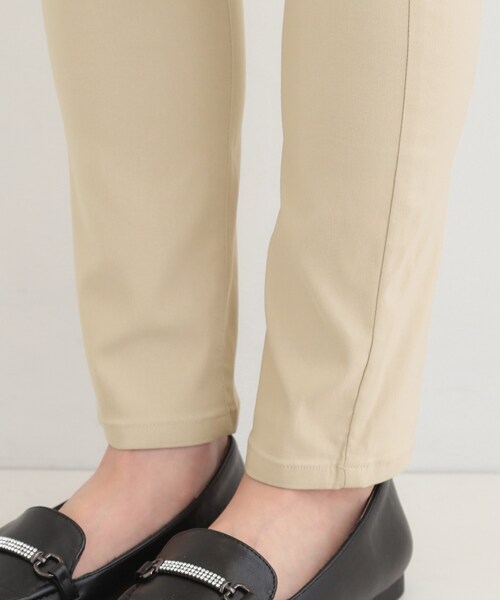 SHOO・LA・RUE（シューラルー）の「【SS-LL】レイヤードスタイルに スキニーパンツ（その他パンツ・レディース・ブラック/ベージュ・10/04/03/02/01）」の18枚目の写真