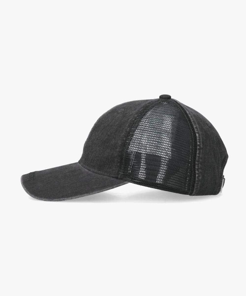 OVERRIDE(オーバーライド)の「OVERRIDE PIGMENT DAD MESH CAP SGP / オーバーライド(キャップ・レディース・ベージュ/ピンク/ベージュ系/ブラック・57~59cm)」の8枚目の写真
