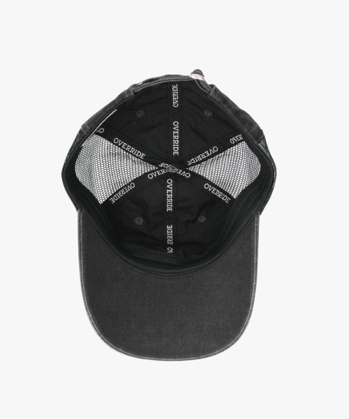 OVERRIDE(オーバーライド)の「OVERRIDE PIGMENT DAD MESH CAP SGP / オーバーライド(キャップ・レディース・ベージュ/ピンク/ベージュ系/ブラック・57~59cm)」の10枚目の写真