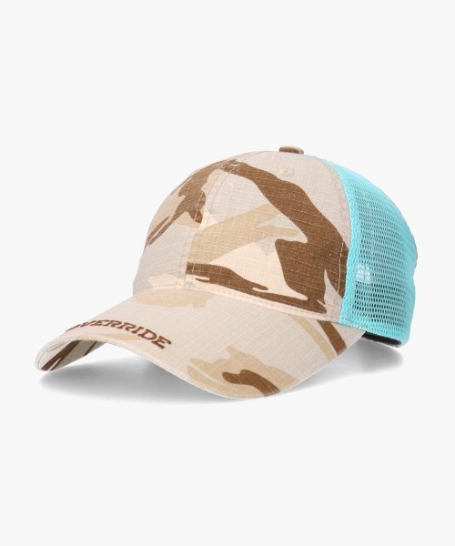 OVERRIDE(オーバーライド)の「OVERRIDE PIGMENT DAD MESH CAP SGP / オーバーライド(キャップ・レディース・ベージュ/ピンク/ベージュ系/ブラック・57~59cm)」の19枚目の写真
