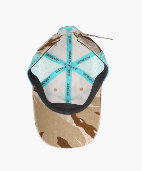 OVERRIDE(オーバーライド)の「OVERRIDE PIGMENT DAD MESH CAP SGP / オーバーライド(キャップ・レディース・ベージュ/ピンク/ベージュ系/ブラック・57~59cm)」の21枚目の写真