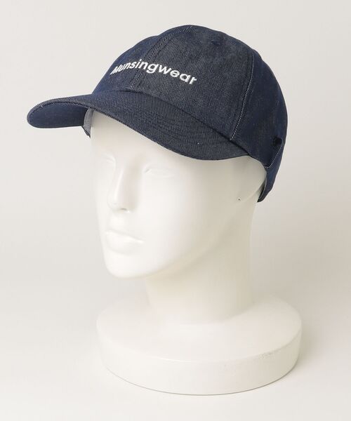 MUNSINGWEAR(マンシングウェア)の「デニム調リボン取り外しキャップ(キャップ・レディース・ネイビー/ベージュ/ホワイト・F)」の14枚目の写真