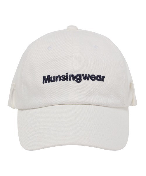 MUNSINGWEAR(マンシングウェア)の「デニム調リボン取り外しキャップ(キャップ・レディース・ネイビー/ベージュ/ホワイト・F)」の6枚目の写真