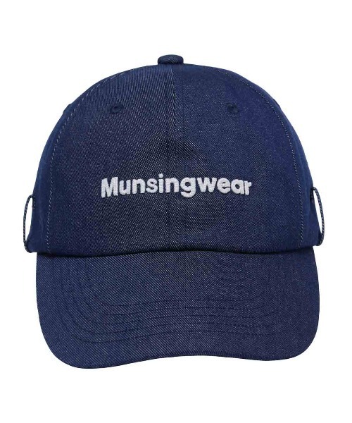 MUNSINGWEAR(マンシングウェア)の「デニム調リボン取り外しキャップ(キャップ・レディース・ネイビー/ベージュ/ホワイト・F)」の12枚目の写真