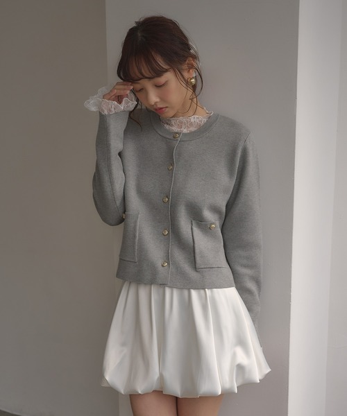 SOELA(ソエラ)の「【INGNI SOELA】ハイネックストレッチレーストップス/WEB限定(Tシャツ/カットソー・レディース・ブラック/オフホワイト・FREE)」の13枚目の写真