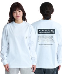QUIKSILVER メンズ/ユニセックス BW HISTORY FRAME LT 長袖Tシャツ ロンT レギュラーフィット【2026年春夏モデル】/クイックシルバーバックプリントロンT